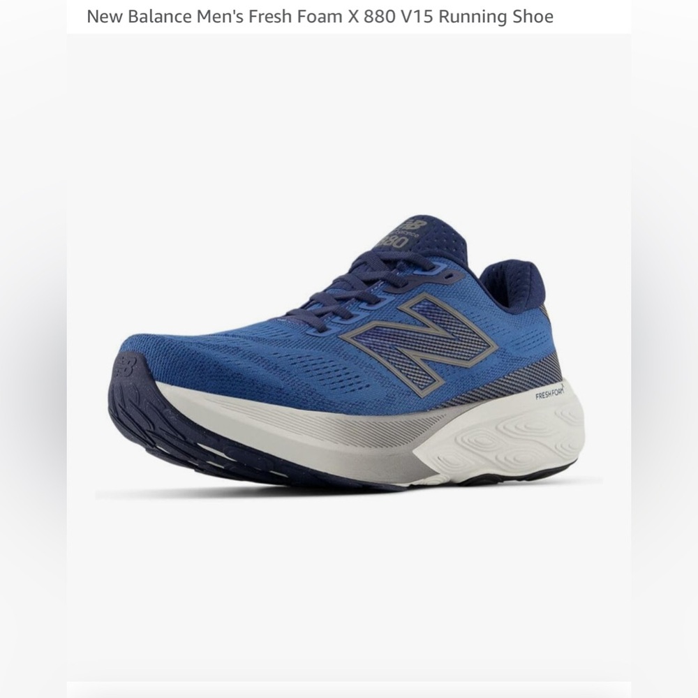 New Balance Men's Fresh Foam X 880 V15 Running Shoe 8.5 4E